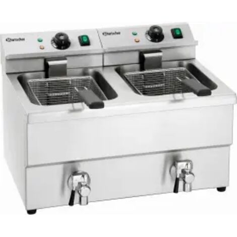 Friteuse professionnelle à poser double imbiss II - 2 x 8 Litres - Bartscher