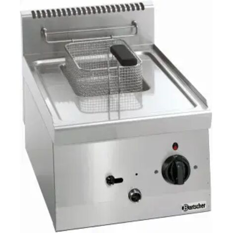 Friteuse professionnelle électrique - 6 litres avec robinet de vidange - Bartscher