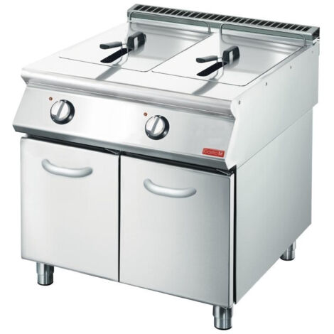 Friteuse Professionnelle Electrique 700 mm - 2 x 10 L - Gastro M