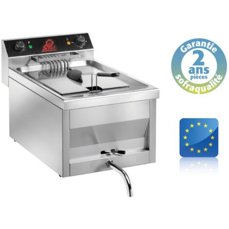 Friteuse Professionnelle électrique à poser - Super puissante - 9 Litres - Sofraca