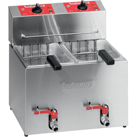Friteuse Professionnelle Electrique de Table - 2 x 5 litres - Série TF - Valentine