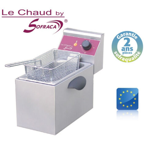 Friteuse professionnelle électrique de table - 4 Litres - Sofraca