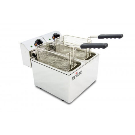 Friteuse Professionnelle Electrique Double EVOLUTION sans Robinet 4,4 kw - Arilex