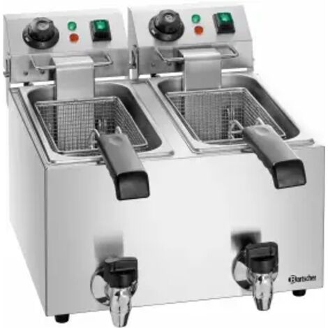Friteuse Professionnelle Snack II Plus - 2 x 4 Litres - Bartscher