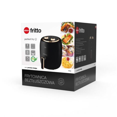 Friteuse sans graisse ELDOM FRITTO, capacité 3,5 l, température réglable, horloge, 1300 W