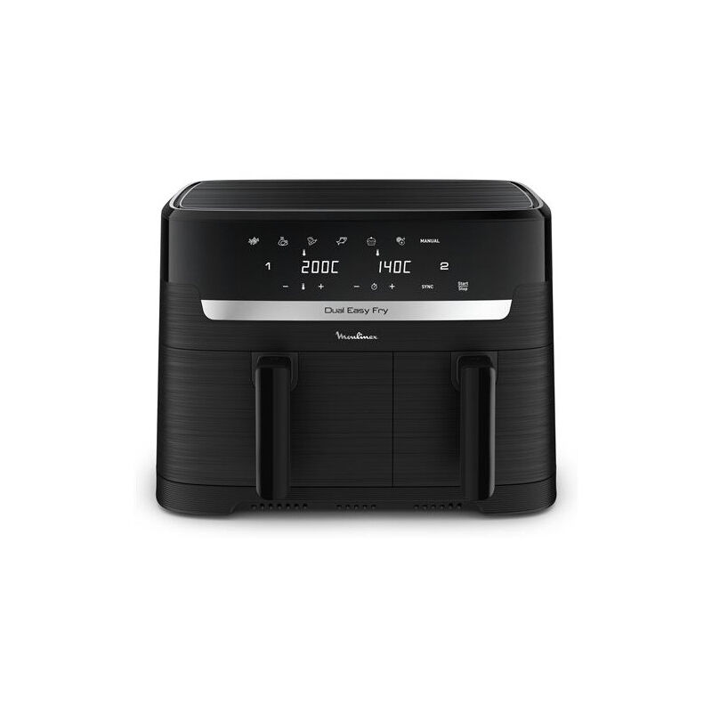 Moulinex - Friteuse à air Easy Fry Dual EZ901N 8,3 l Noir