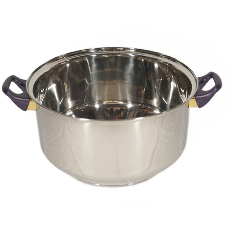 Friteuse sans huile Casserole en acier inoxydable 29.52210.5cm LangRay