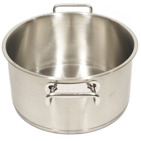Friteuse sans huile Casserole en acier inoxydable avec couvercle 23169cm