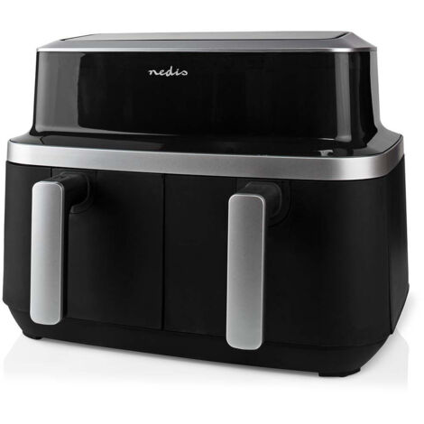 Friteuse sans huile double 2600w noir - Nedis - KAAF320BK