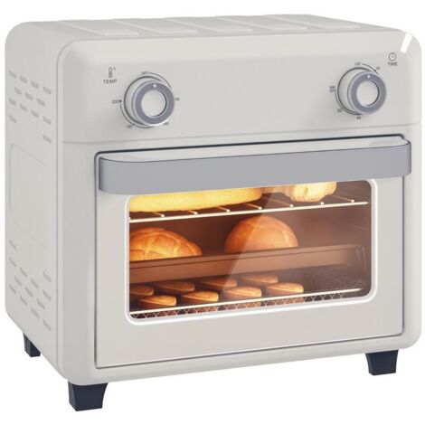 Friteuse sans Huile  Mini Four à Air 10 L - 1000 W, Température 80-230°C et Minuterie - 32x27.2x29.8 cm