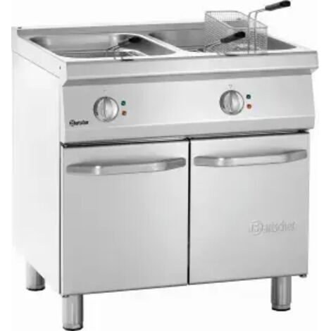 Friteuse sur Coffre - 2 Cuves de 23 Litres 30 kW - Bartscher