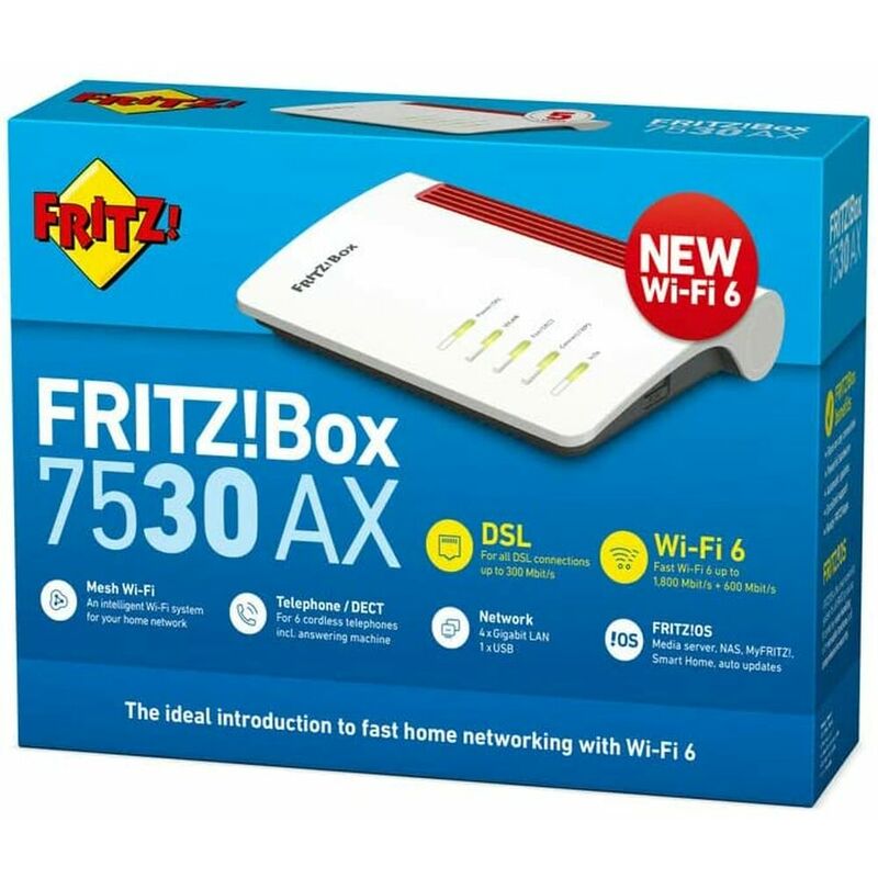 

Router 20002944 Rojo - Fritz!