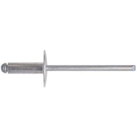 Friulsider RIVETTO A STRAPPO IN ALLUMINIO A TESTA LARGA 500pz. mm.4,8x12