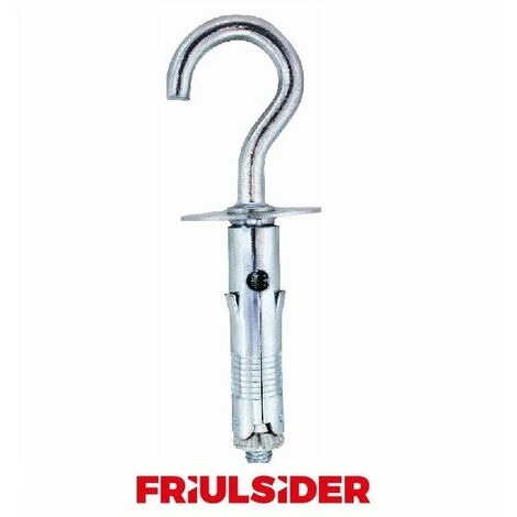 FRIULSIDER TAM M4 DIAMETRO 8X40 TASSELLO METALLICO OCCHIO APERTO ZINCATO 10 PZ