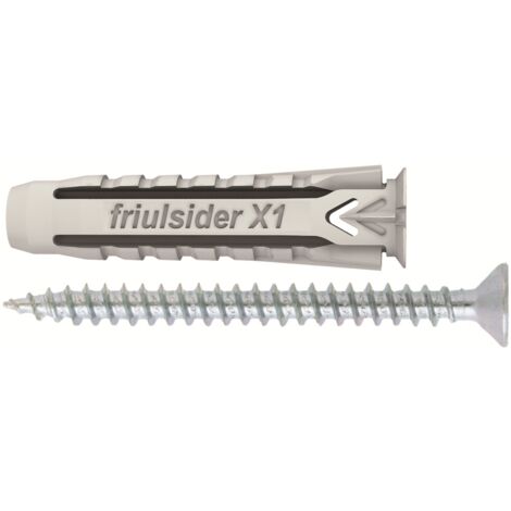 Friulsider tassello universale x1 evo con vite 25 pz. mm. 10x50 - Friulsider