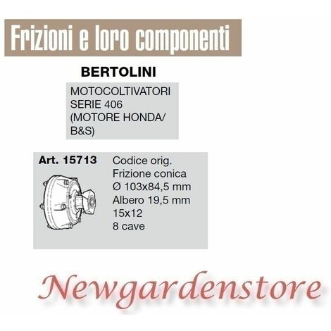Frizione conica motocoltivatore serie 406 motore honda B&S BERTOLINI 15713