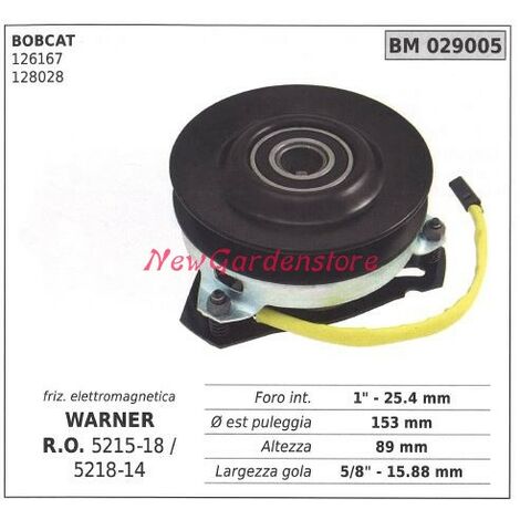 Frizione elettromagnetica warner rasaerba tosaerba bobcat 029005
