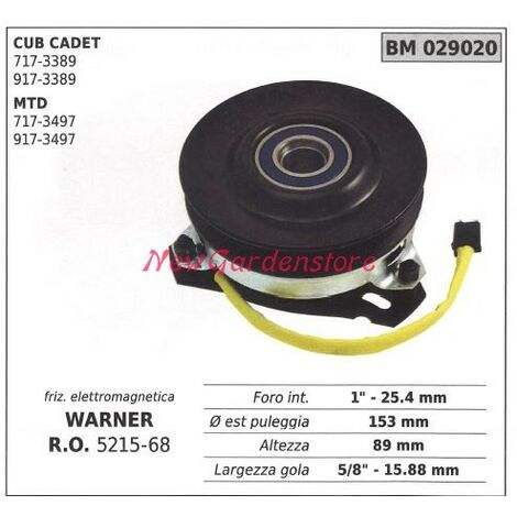 Frizione elettromagnetica warner rasaerba tosaerba cub cadet MTD 011350
