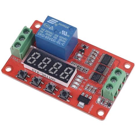 FRM01 pour module relais multifonction 1 canal 5/12/24 V CC, temporisateur de boucle, interrupteur 5 V