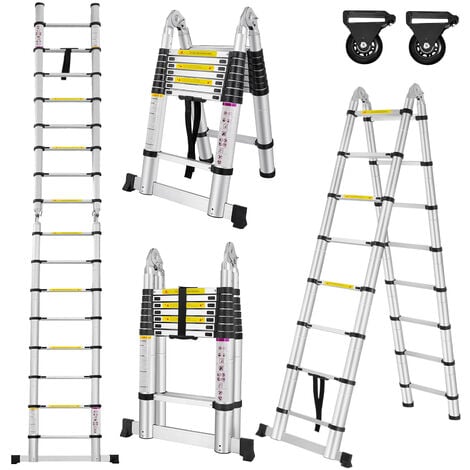 Échelle marchepied télescopique - ECHELLE T L SCOPIQUE
