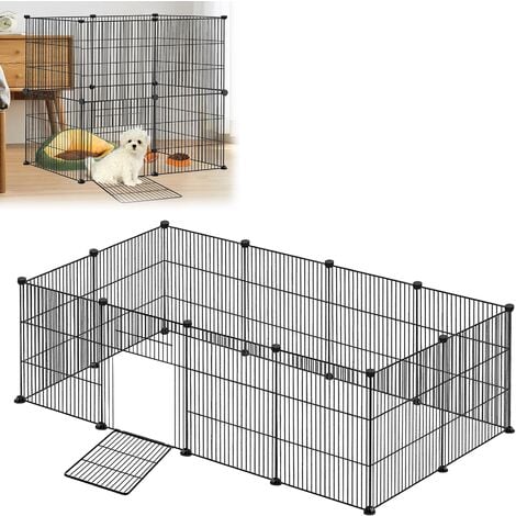Parc pour chien Saim extérieur 8/16 panneaux enclos pour chien robuste –  KOL PET