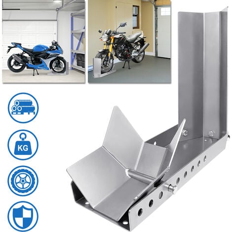 Bloque-Roue Avant Moto Support Moto Béquille D'Atelier Réglable Max. 200kg  - Cdiscount Auto