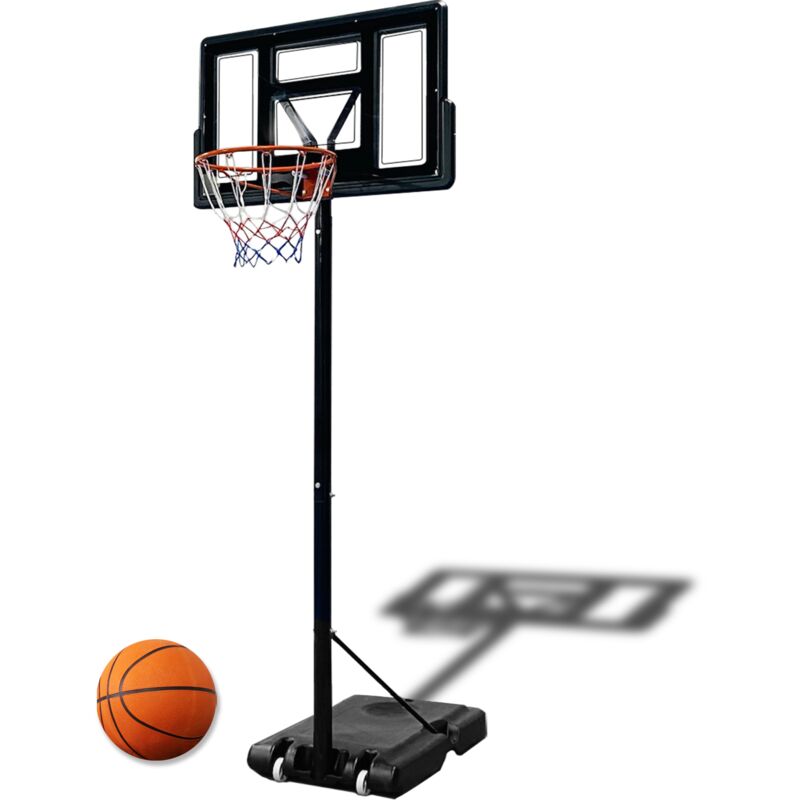Panier de Basket-ball, 230-305cm Réglable en Hauteur, Poteau de Basket Portables pour Indoor et Outdoor - Froadp