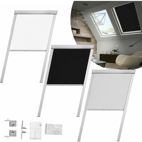 Froadp Stores Enrouleurs Occultants Solaire Protection Thermique pour Toit de Lanterneaux Mansardée Fenêtre Décoration Store à Ressort pour GDL/GGL/GGU/GPL/GPU/GXU