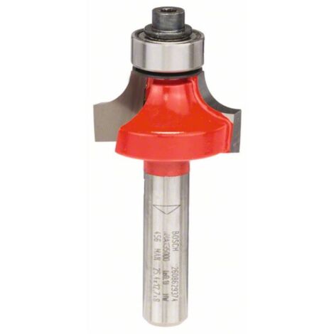 Froise para ser redondeado en carburo con anillo de parada Ø25.4 x12.7x55.0 mm R6.35Bosch