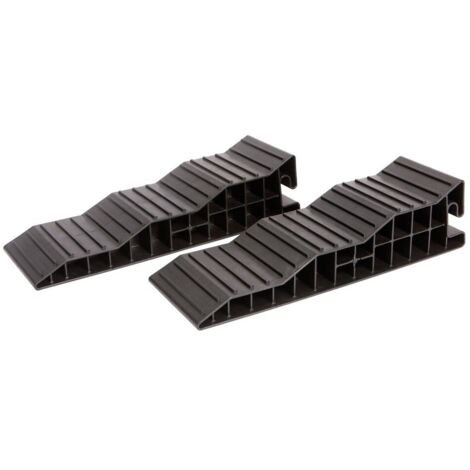 FROLI CAMPINGARTIKEL STÜTZPLATTEN 5324352 CAMPER 3-STEPS NIVELLIERER, SCHWARZ, 2 STÜCK