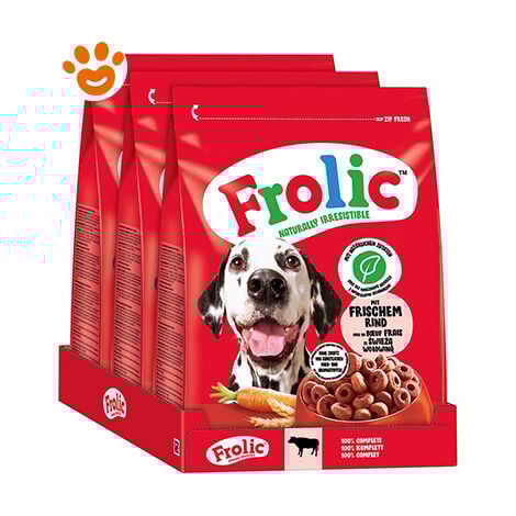 Frolic Dog Complete Manzo, Carote e Cereali  - Frolic Dog Complete Manzo, Carote e Cereali - Confezione Da 1,5 Kg
