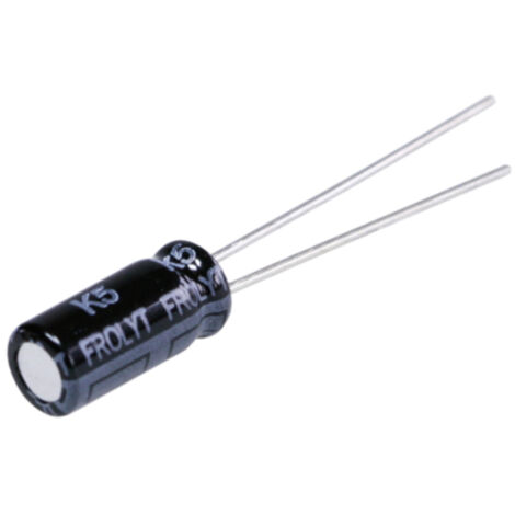 Frolyt E-RF3091 Elektrolyt-Kondensator radial bedrahtet  2.5 mm 22 µF 63 V 20 % (Ø x L) 6.8 mm x 12.