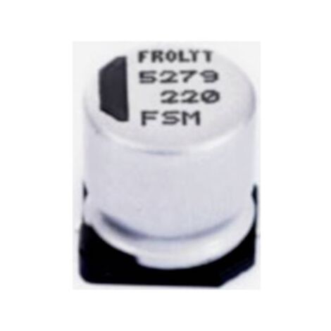 Frolyt E-RS3079 Condensateur électrolytique CMS 4.5 mm 22 µF 100 V 20 % (Ø x L) 8.9 mm x 12 mm 1 pc(s) V185123