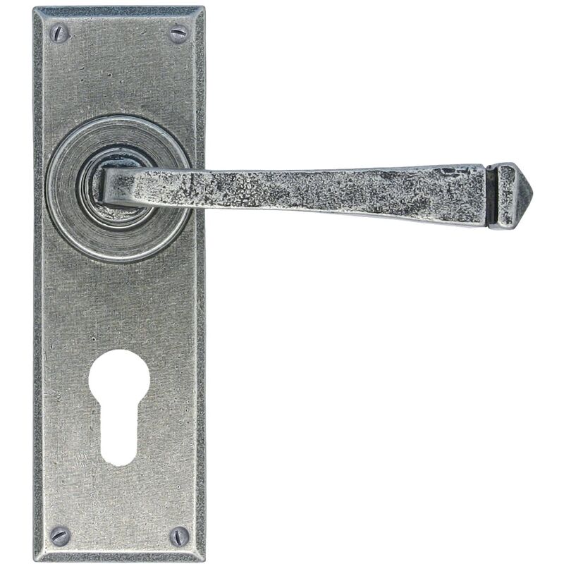 From The Anvil - Pewter Avon Pewter Euro Lever Lock Set