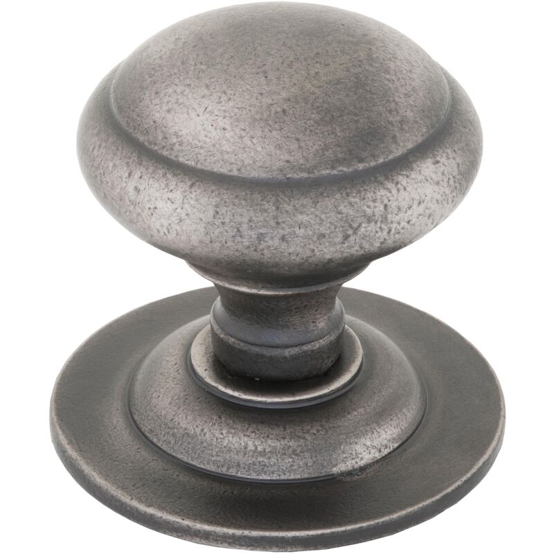 From The Anvil - Antique Pewter Centre Door Knob