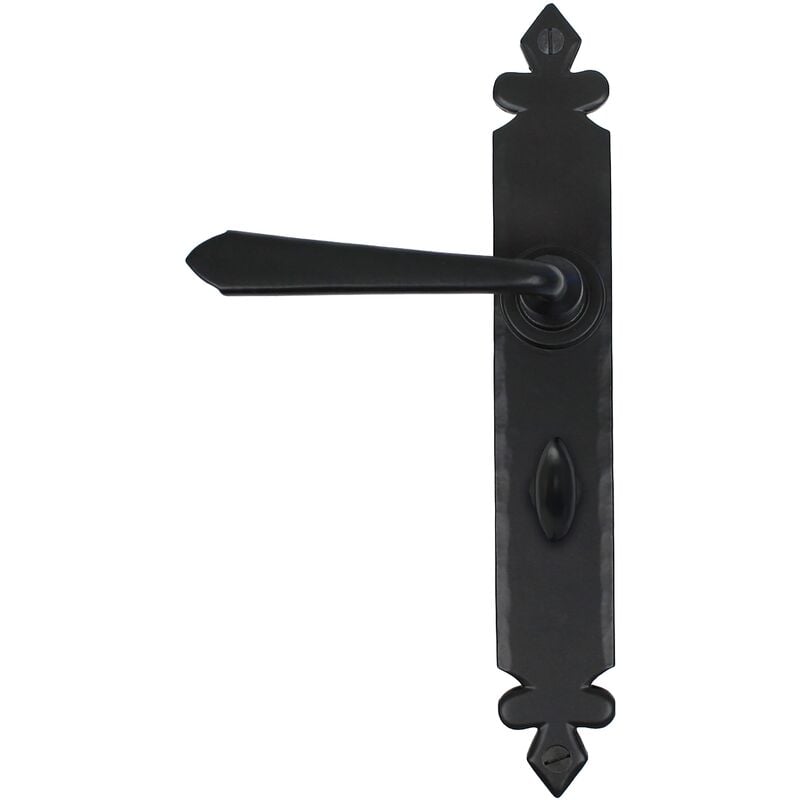 From The Anvil - Black Cromwell Sprung Lever Bathroom Set