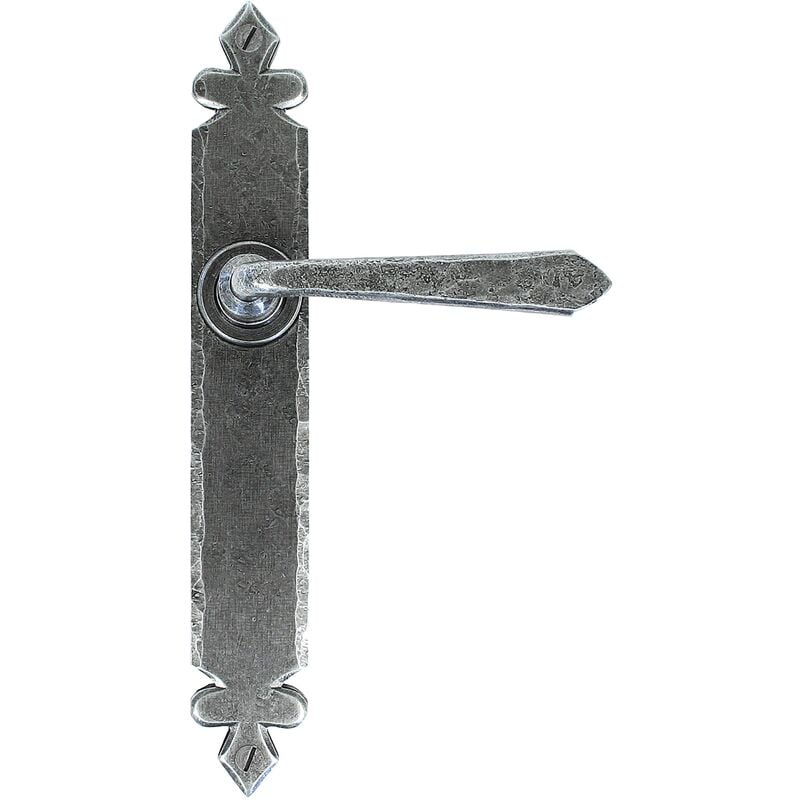 From The Anvil - Pewter Cromwell Sprung Lever Latch Set