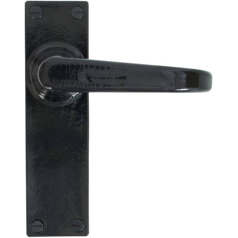 From The Anvil - Black Deluxe Lever Latch Set