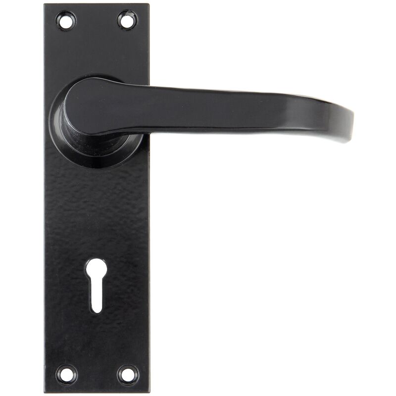 From The Anvil - Black Deluxe Lever Lock Set