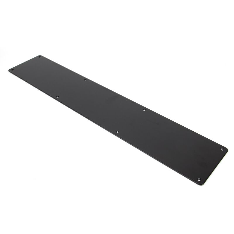 From The Anvil - Black Kick Plate - Large