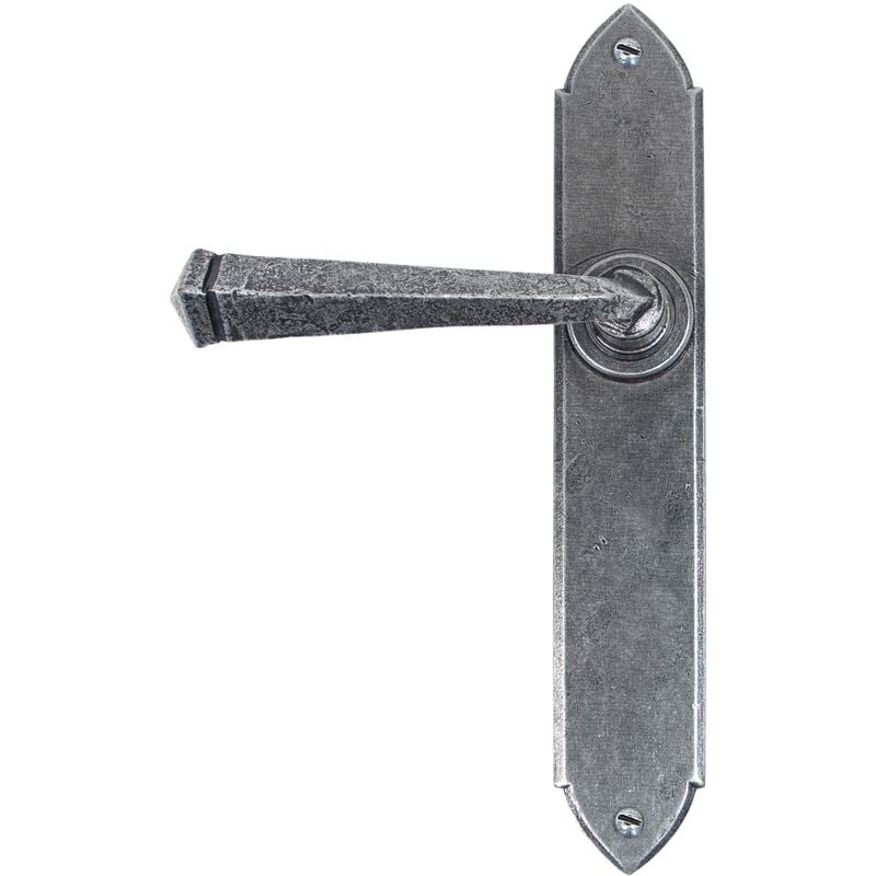 From The Anvil - Pewter Gothic Lever Latch Set