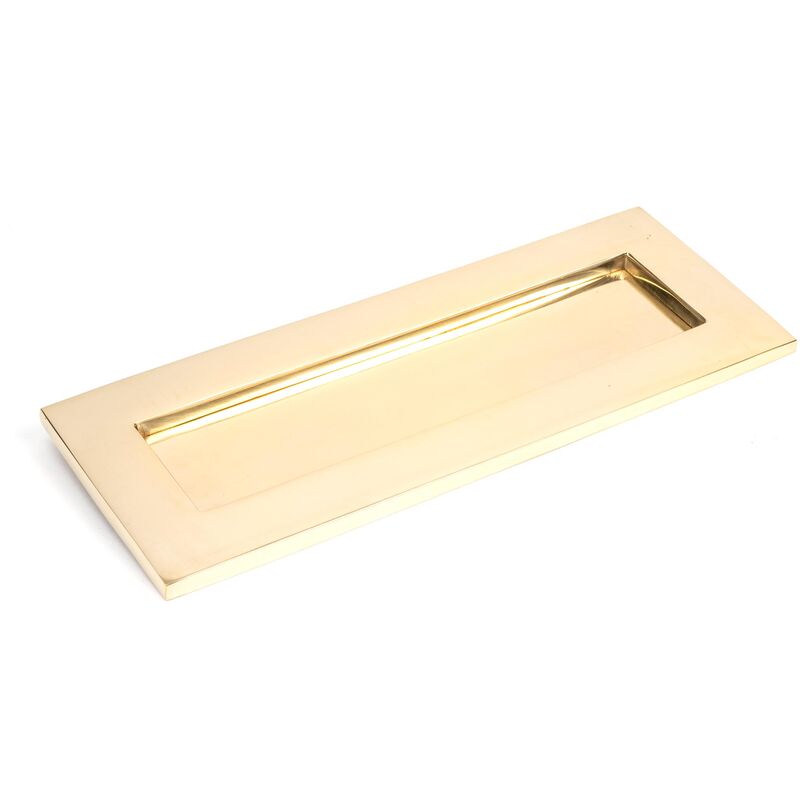 Polished Brass Small Letterplate
