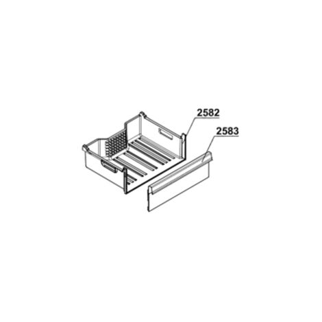 Front 150 -mm -Kühlschrank mit hoher Mülleimer, Gefrierschrank 4638250500 Beko