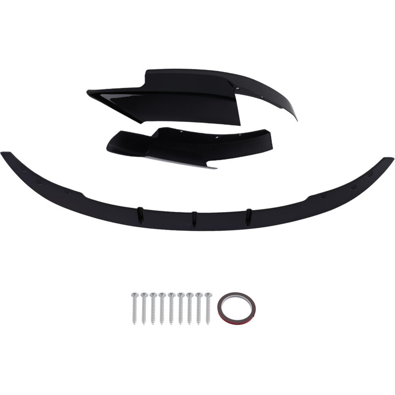 Front Aero Splitter for BMW 5 Series F10 F11 M Sport 2009-2017 Gloss Black