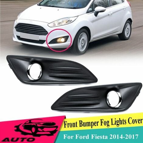 DEWDAT Front Fog Lights Frame Cover Trim For FORD FIESTA 2013-2017