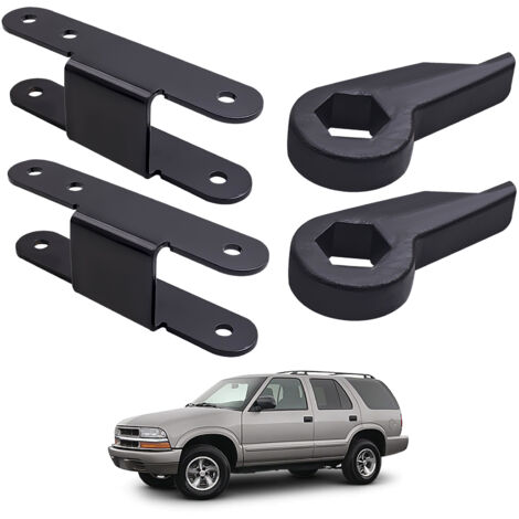 Front Lift Torsion Keys + 2'' Rear Shackles for GMC S15 Jimmy 1982-04 4WD