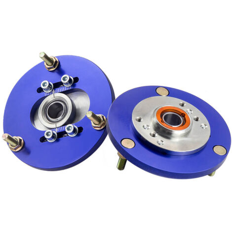 Front Pair Coilover Pillowball Camber Plates Top Mounts Fit for BMW E36 3 Series