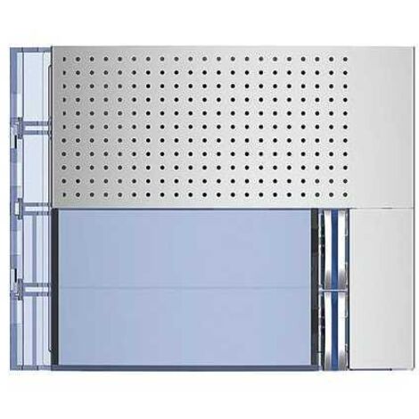 Frontal bticino base phonique avec 2 boutons série Sphère 351041.