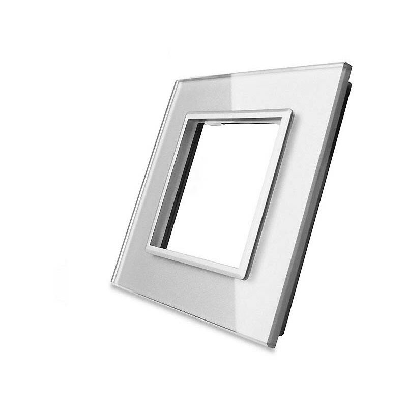 Ledbox - Frontal cristal gris 1x hueco