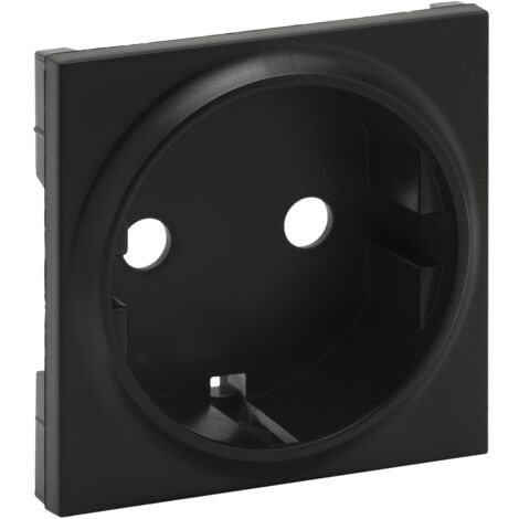 Frontal de Base de Corriente 2P+T LEGRAND Niloé Step 86420 Negro